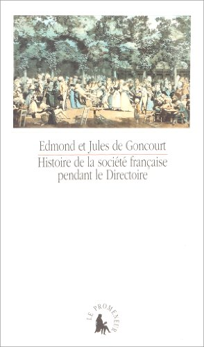 Histoire de la société française pendant le Directoire