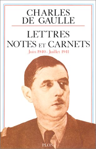 Lettres, notes et carnets