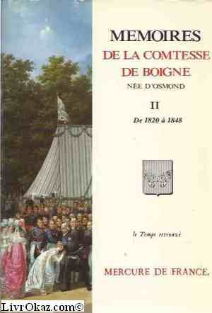 Mémoires de la comtesse de Boigne, née d'Osmond